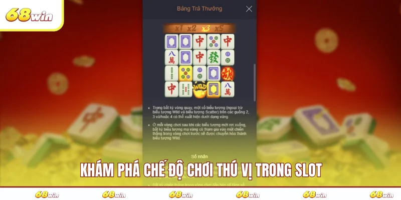 Khám phá chế độ chơi thú vị trong slot