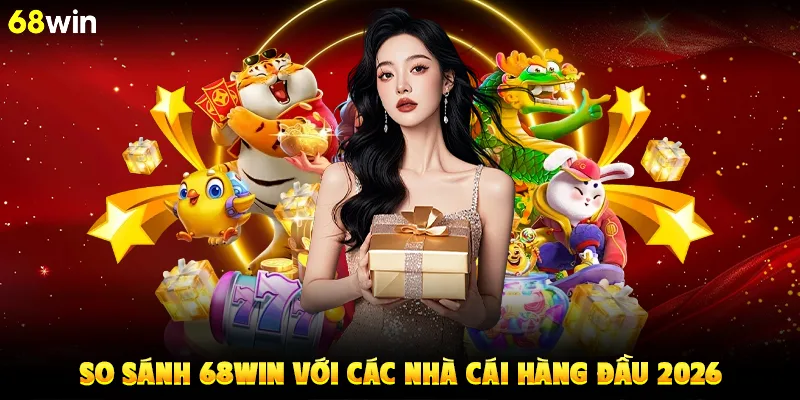 So sánh 68win với các nhà cái hàng đầu 2026
